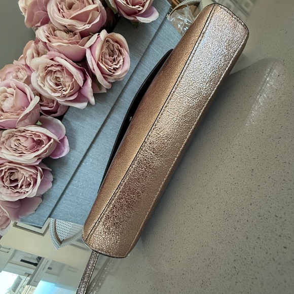 Coach metallic glitter flap clutch like new - Picture 11 of 14